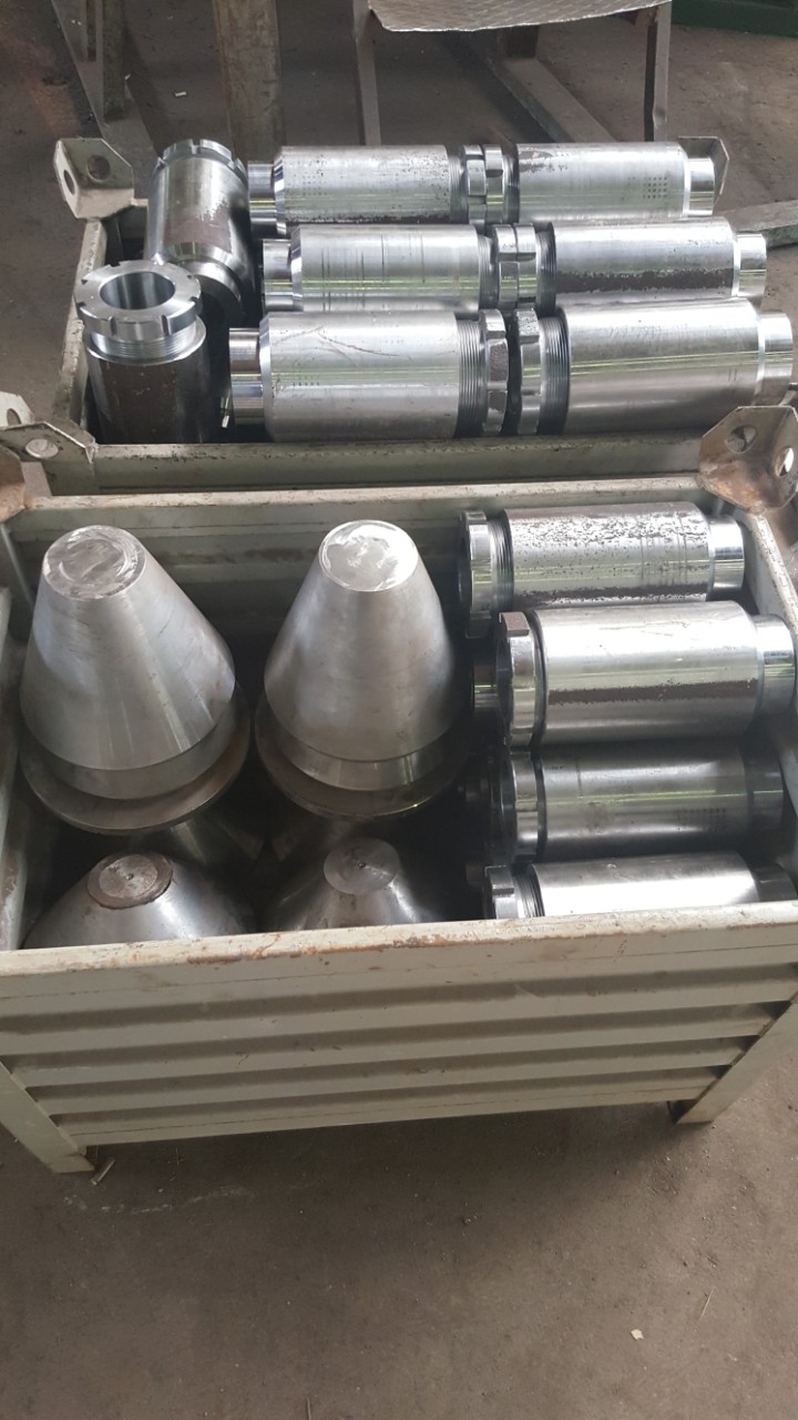 Machined steel parts